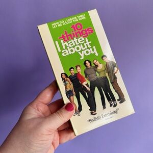 10 Things I Hate About You VHS Tape - Green & Cream Cover